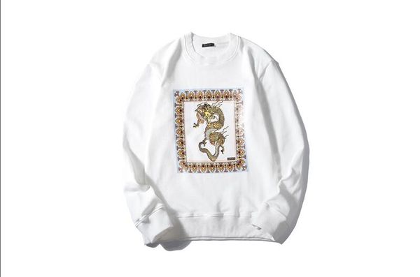 

fashion sweater men's sweatshirt hoodie pullover streetwear sweatshirt print sweatshirt men's and women's sweatshirts--3, Black