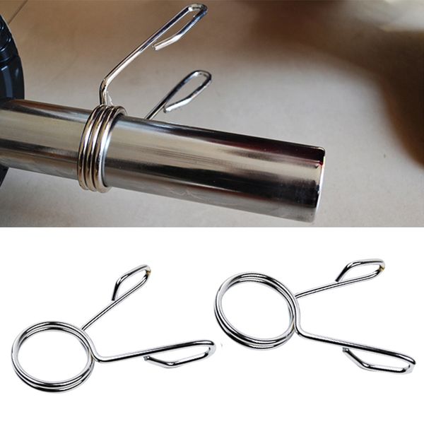 

2'' barbel spring clip weight dumbbell bar collar clamp lock steel 2pcs/pack