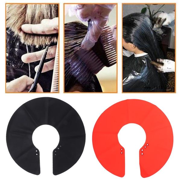 

1pc silicone cape hair dye cape hair washing shawl dyeing apron for barber shop hairdressing hairstylist salon aprons