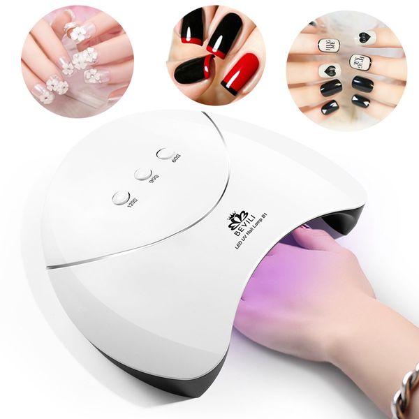 

36w nail dryer lamp 12 leds for all gels polish manicure nail art accessories usb charging