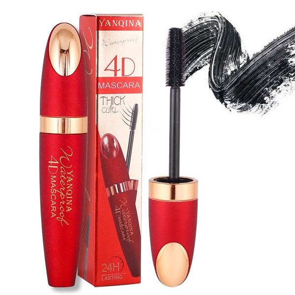 

yanqina mascara abundance 4d waterproof thick volume become warped long no dizzy makeup