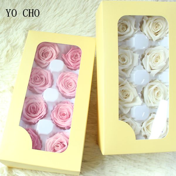 

preserved flowers 4-5cm immortal rose flower head mothers day gift wedding decoration material gift real petals