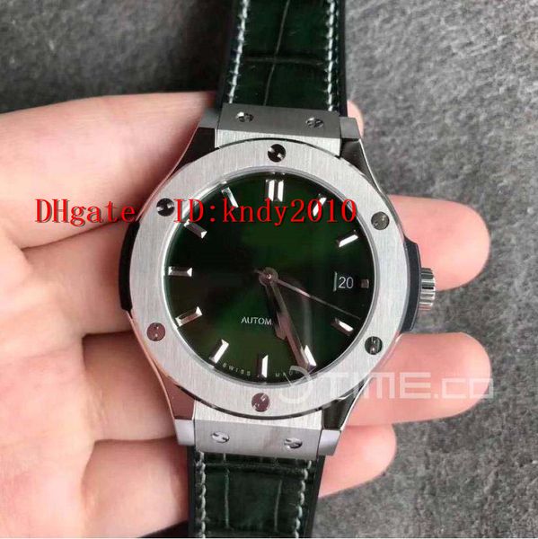 

jjf edition men's green watch crystal automatic dial titanium case resistant sapphire 38mm water watch a2892 mechanical 565.nx.8970.lr, Slivery;brown