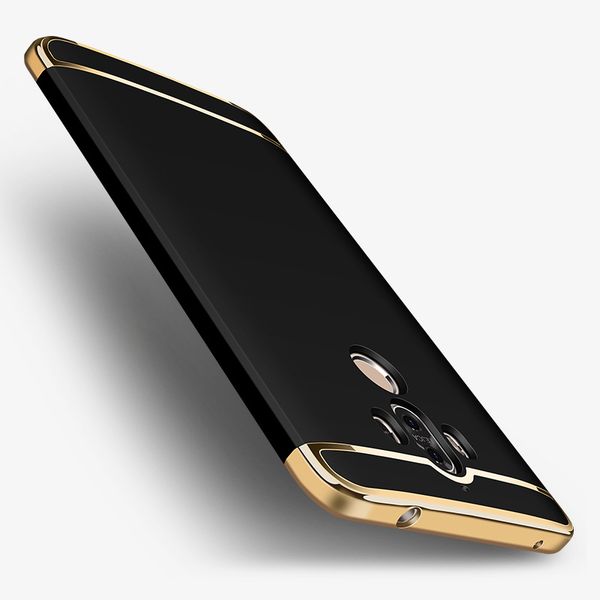 

electroplated 3 in 1 phone case 360 degree protection pc hard matte cover for huawei mate9/mate9pro/mate8/mate7