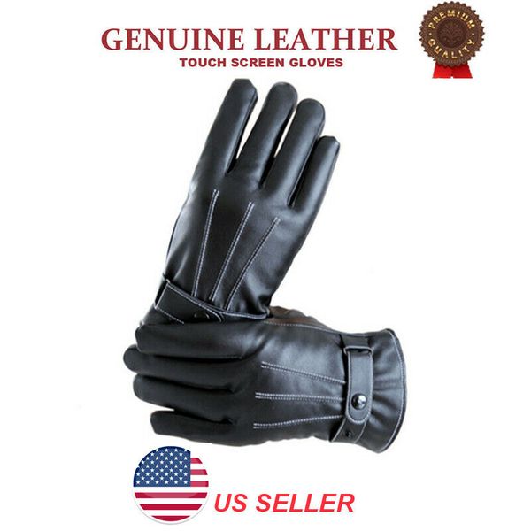 Mens Winter Warm Windproof Waterproof Anti-slip Thermal Touch Screen Gloves