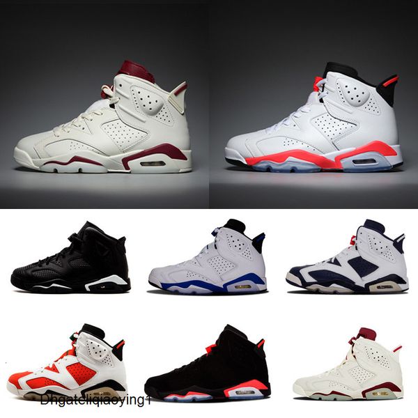 

new shoes 6s verdde men basketball shoes french blue gmp bordeaux bobcats ice blue marvin the martian sneakers men sport eur 41-47, Black