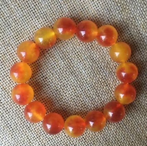 

12mm nature yellow green jade bracelet green hand catenary, Golden;silver