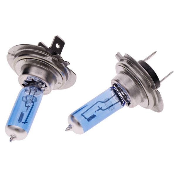 

2pcs h7 halogen 6000k white 100w hod light bulb fog car headlights headlam
