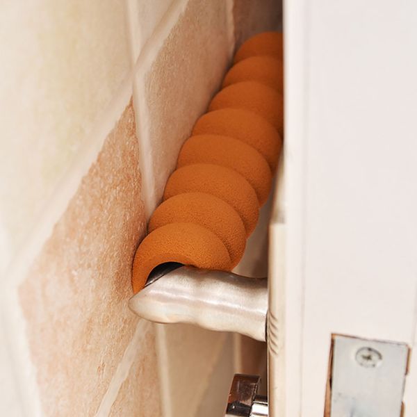 

spiral foam door handle gloves anti collision protective cover bedroom children safety doorknob glove home safety decorations