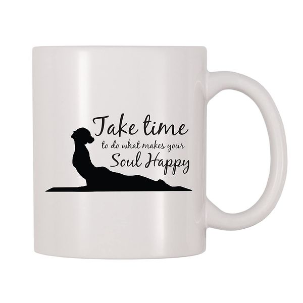 

take time to do what makes your soul happy mug (11 oz),white, ceramic coffee mug ,funny mug,dropshipping