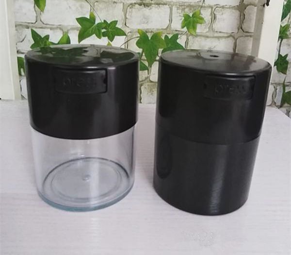 

new vape 300ml plastic airtight smell proof storage bottle Stash Jar black dry herb container vacuum jar custom label