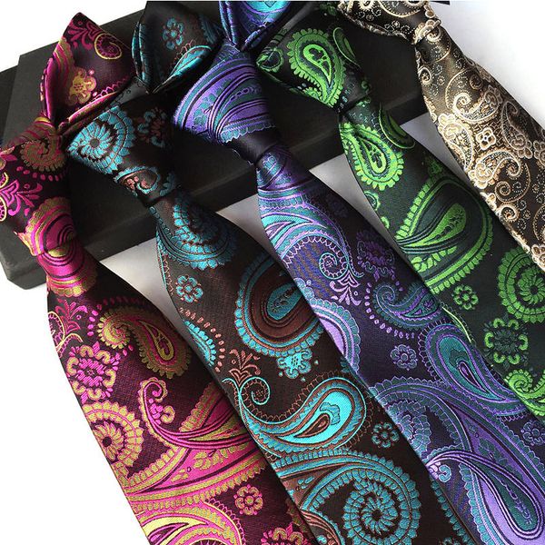 

new formal ties for men classic polyester printing plaid dots party necktie fashion slim 8cm wedding business male casual gravat, Blue;purple