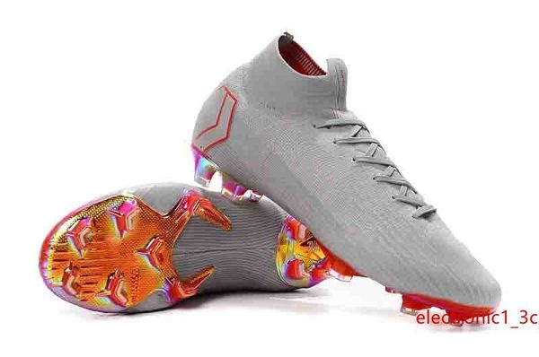 

with bag new mens kids women cleats mercurial superfly vi 360 elite ronaldo fg cr soccer shoes chaussures football boots high ankle