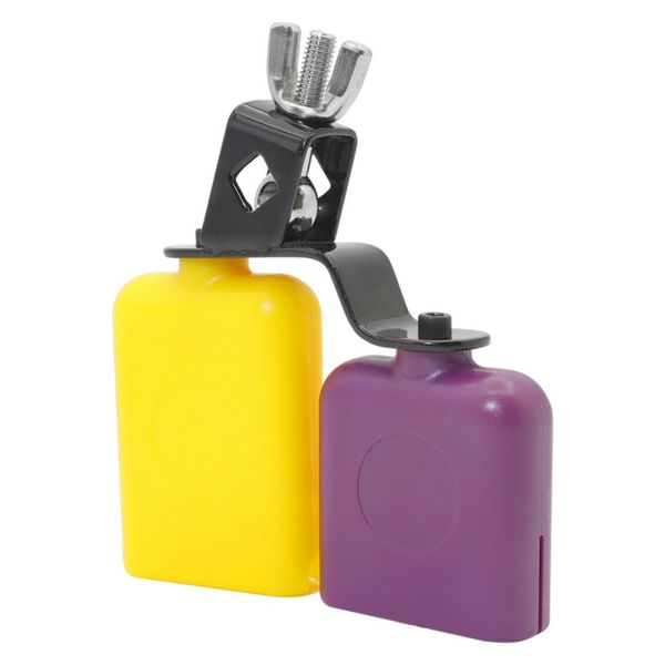 

orange & purple cow bell wooden fish cattle bell for cheers sport games wedding cow bell drums percussion instruments