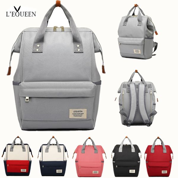 

diaper bag 2020 fashion solid color waterproof nappy bag baby care travel backpack maternity