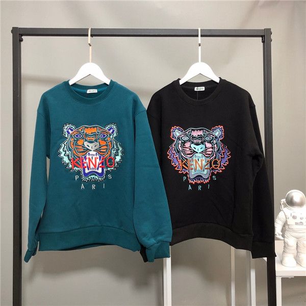 

19aw luxurious brands design kenz tiger head embroiderd christmas sweaters pullovers hoodies men women streetwear sweatshirt outdoor jackets, Blue;black
