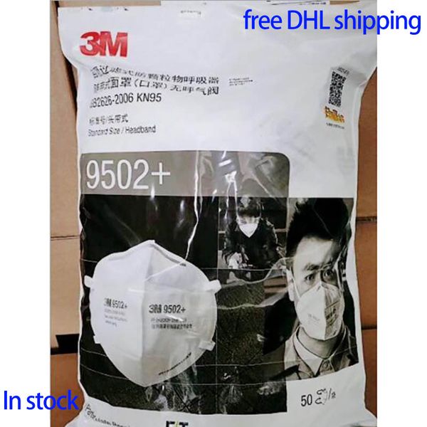

dhl ship face mask 3m kn95 mask without breathing valve genuine quality guarantee 95% protection effect