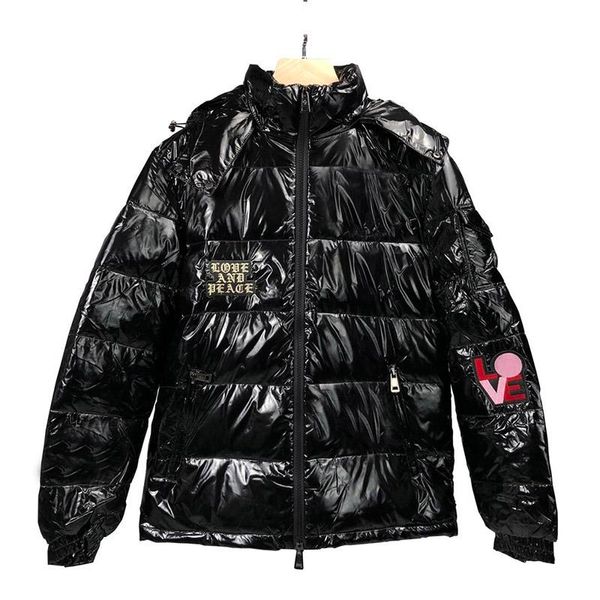 

luxury mens designer down men women winter jacket parka hip hop mens desigenr winter coats black