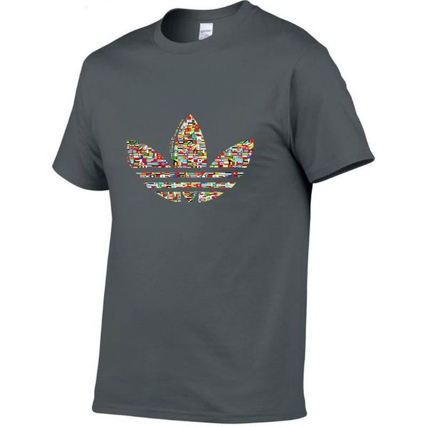 

men's fashion short-sleeved casual t-shirt hip-hop cotton short-sleeved t-shirt casual t-shir, White;black