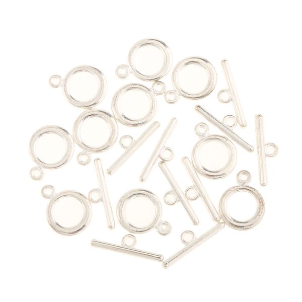 

10 sets ot toggle clasp hook connector for jewelry making bracelet diy craft