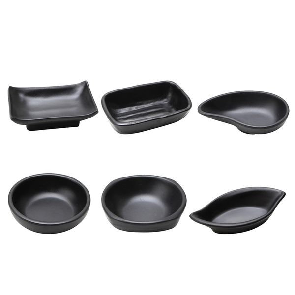

6pcs small dipping dish dip bowl saucer french chips bites food serving tray condiment kitchenware tableware