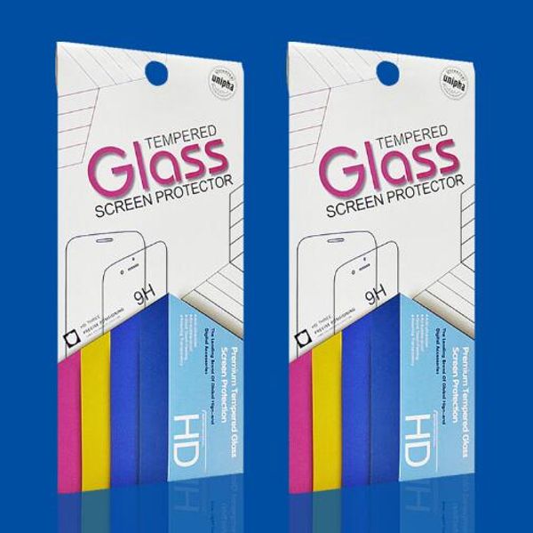 

Color retail package boxe packaging pack for premium tempered gla 9h creen protector for iphone xr x max x 8 plu am ung 7