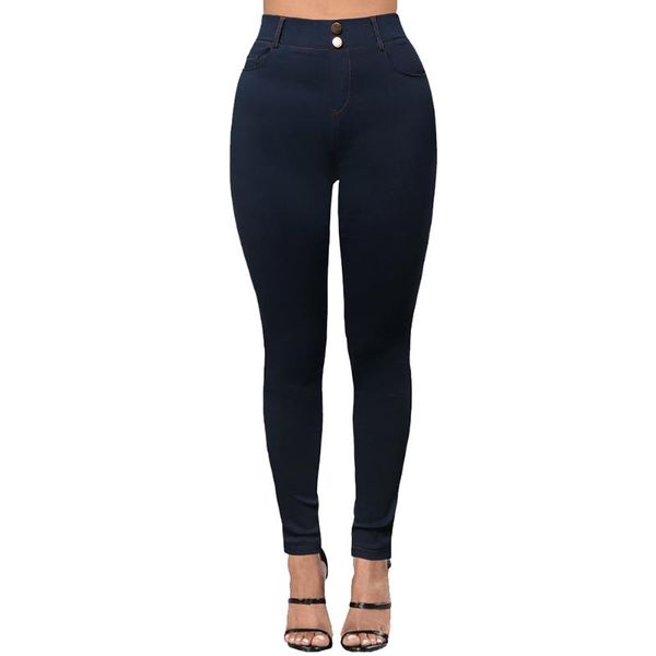 

женин бѬки имиаи джинове лоин оен зима лаинй sexy оий push up solid slim, Blue