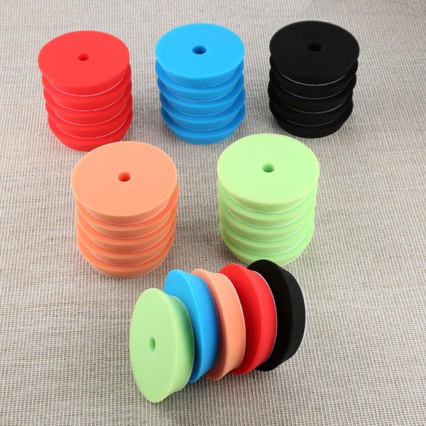 

dreld 5pcs 6inch 150mm polishing buffing waxing pad kit for car polisher buffer wheel kit sponge polishing pad