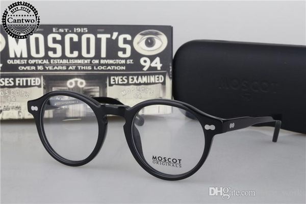 

Brand de igner luxury vintage mo cot miltzen johnny depp pre cription gla e optical eyegla e anti blue myopia gla e frame with org box