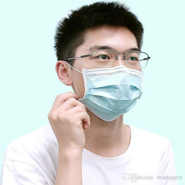 

на складе dhl бесплатная доставка домой лицо рот маски 3 слоя пылезащитный защитный чехол для лица маски мужчины женщины анти безопасности у