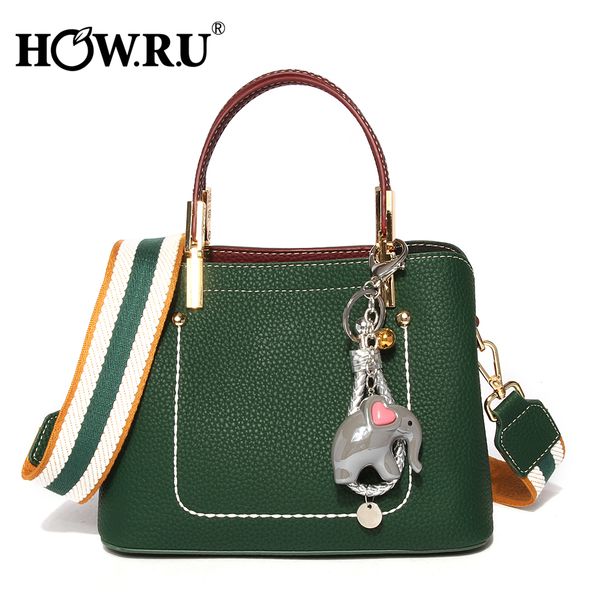 

howru pu кожаные сумки для женщин 2019 модные маленькие сумки tote женские маленькие crossbody сумки сплошной цвет сумки на ремне сумка