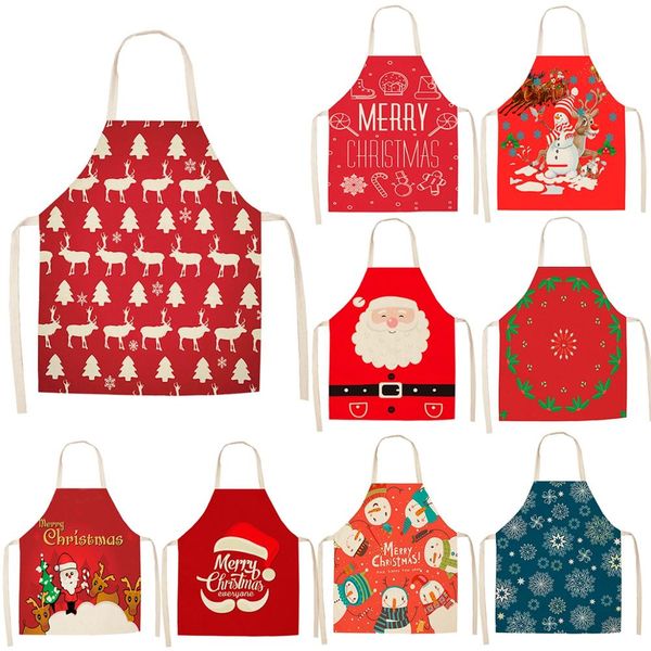 

christmas apron christmas kitchen decoration merry decorations for home 2019 navidad natal gift new year decor 2020