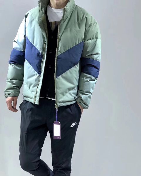 

2020 winter international brand the north,stripe decoration,men down jacket waterproof warm,green blue s, Black