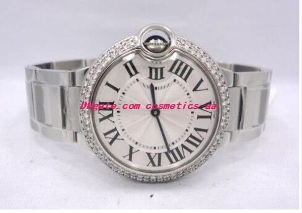

luxury watches original box gift luxury sapphire new diamonds bezel 36mm w69011z4 quartz movement watch unique, Slivery;brown