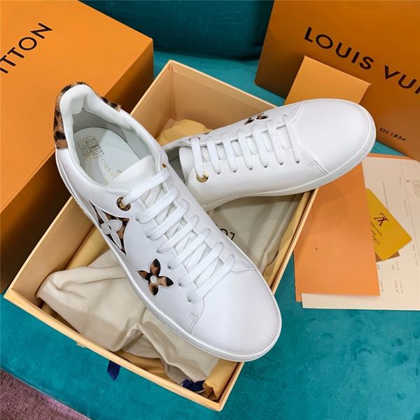 

italian counter brand women's shoes new lace-up sports casual shoes white shoes high-leopard trendy women's shoe size 35-40 02, Black