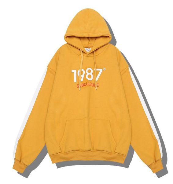 

letter long sleeve hooded loose casual sweatshirt, Black