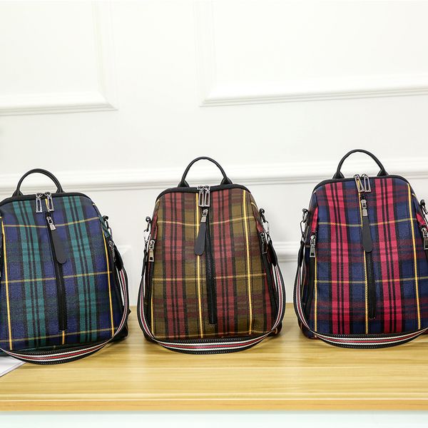 

2019 new design fashion pu women backpack casual multifunctional travel bagpack for teenage girls school shoulder