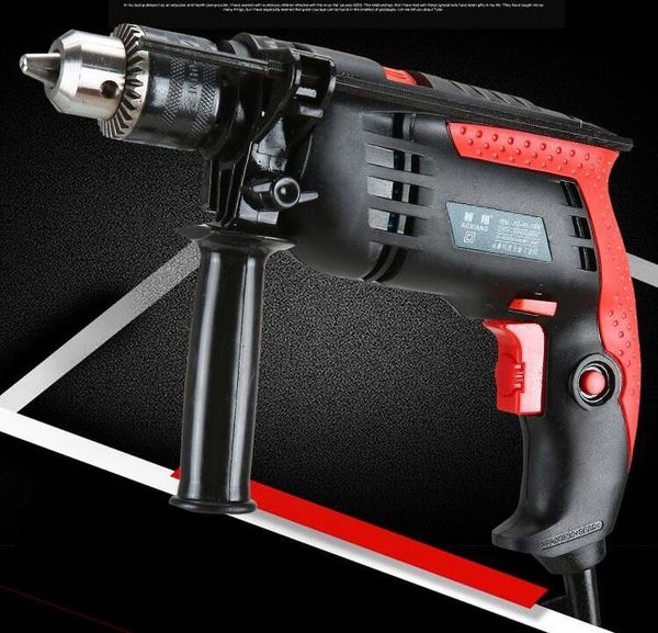 

220v 1200w speed adjustable 13mm ac impact drill electric hammer electric drill power woodworking power tool