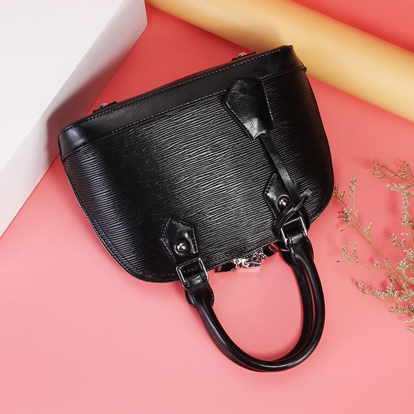 

2020 new leather handbags shell package cow leather handbags shoulder messenger bag genuine cross body bags women bag