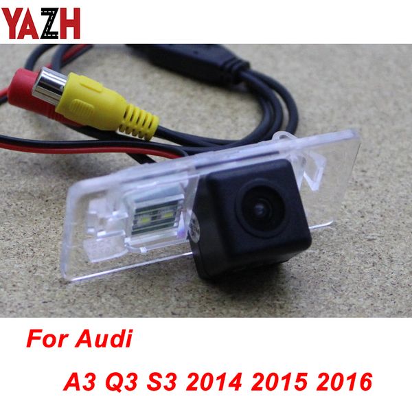 

yazh ccd wireles автореверс ночного видения камеры автомобиля резервного копирования cam для a3 q3 s3 2014 2015 2016 hd ccd автомобиля камер