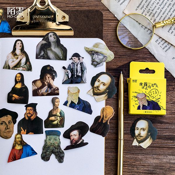 

45pcs/box character memo pad paper sticker decoration diy scrapbooking sticker kawaii stationery gift