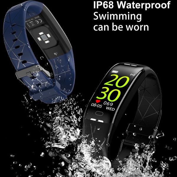 

smart watch men z21 plus smart bracelet ip68 waterproof bracelet fitness tracker intelligent watch men for android ios 2019 new, Slivery;brown