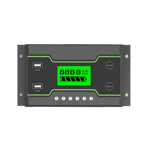 

12v/ 24v 30a pwm portable solar panel and battery charge voltage solar regulator