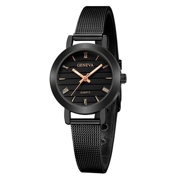 

ladies business magnetic clock fashion women quartz wrist watch luxury stainless steel ladies watches relojes, Slivery;brown