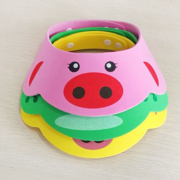

new thickening children's shampoo cap adjustable four-speed cartoon baby shower cap