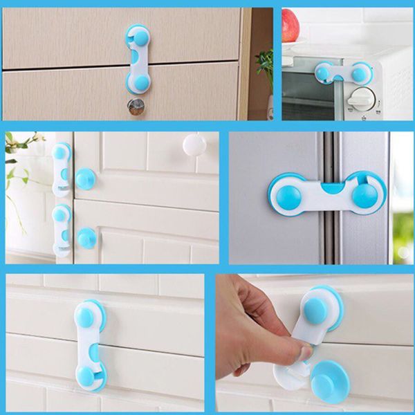 

multifunction kids infant short safety lock for cabinet refrigerator closet wardrobe