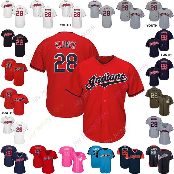 

Custom Cleveland 28 Corey Kluber Jersey Indians Jerseys Cooperstown Cool Base Flexbase White Black Red Grey Home Away Men Women Youth Cheap
