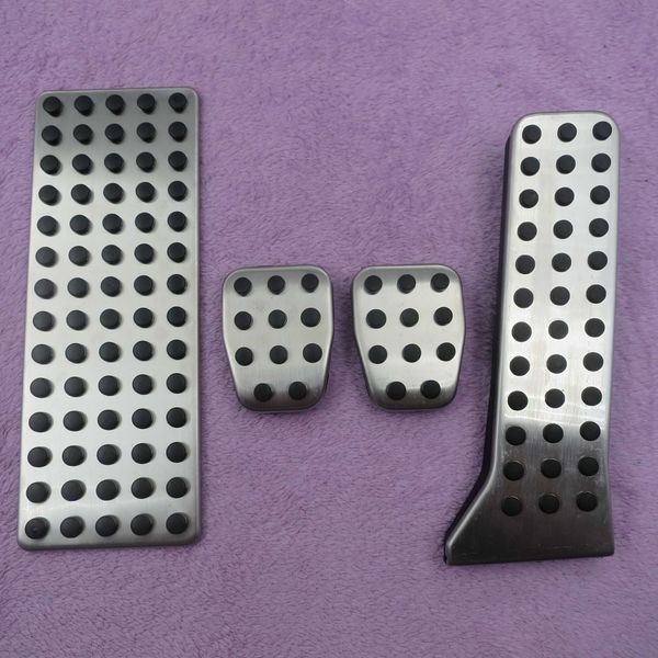 

dee car accessory for 3 6 2014 2015 cx-5 axela atenza stainless steel at/mt pedals pad foot rest pad stickers