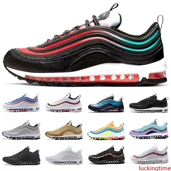 

designer men women running shoes script laser fuchsia neon seoul triple black white game royal silver bullet mens trainer sports sneakers