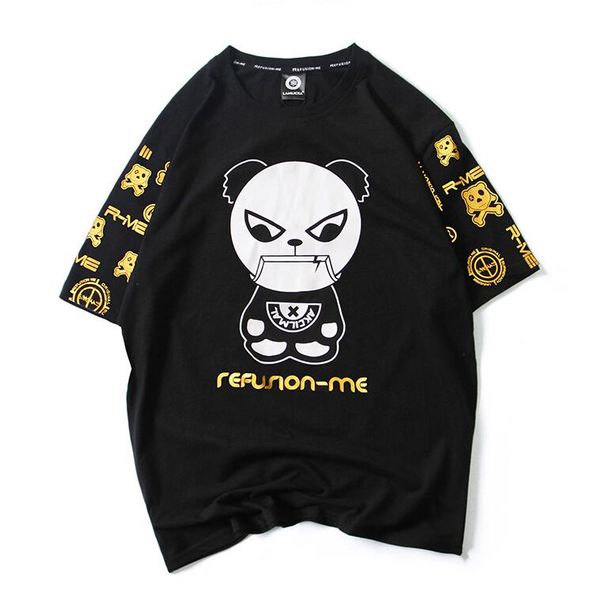 

мужские дизайнерские футболки хип хоп мужские летние футболки мода уличная одежда мужские женские футболки с коротким рукавом t01, White;black